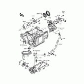 Схема вузла: Масляний насос для Kawasaki ZG1400 1400GTR ABS