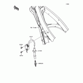 Схема узла: Система зажигания для Kawasaki KX450 KX450F