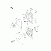 Схема вузла: Водяний насос для Kawasaki EN500 Vulcan 500 LTD