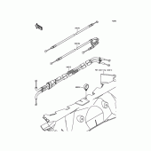 Схема узла: Тросики для Kawasaki ZX1400 ZZR1400 ABS