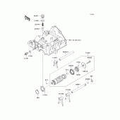 Схема вузла: Gear change drum/shift fork(s) для Kawasaki EX250 Ninja 250R