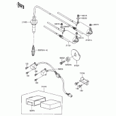 Схема узла: Катушка зажигания для Kawasaki ZG1000 Concours