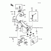 Схема вузла: Паливний бак для Kawasaki ZG1200 Voyager XII