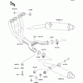 Схема вузла: Вихлопна система для Kawasaki ZX600 ZZ-R600