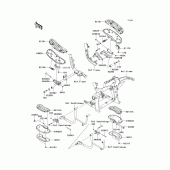 Схема вузла: Підніжки для Kawasaki VN2000 Vulcan 2000 Classic LT