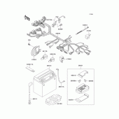 Схема вузла: Електроустаткування для Kawasaki VN800 Vulcan 800