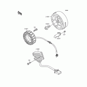 Схема вузла: Генератор для Kawasaki EX400