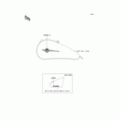 Схема вузла: Decals(black)(bdf/bef) для Kawasaki VN900 VN900 Classic