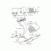 Схема вузла: Decals(Gray) для Kawasaki ZG1400 1400GTR ABS