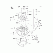 Схема вузла: Головка циліндра для Kawasaki KLX650 KLX650