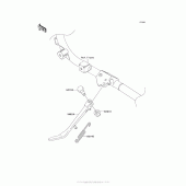 Схема узла: Stand(S) для Kawasaki VN1700 Vulcan 1700 Voyager