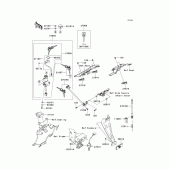 Схема вузла: Замок запалювання для Kawasaki ZR750 Z750R ABS