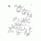 Схема вузла: Фара для Kawasaki ZR250 Balius-II