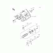 Схема вузла: Копірний вал\Вилки для Kawasaki EX250 Ninja 250