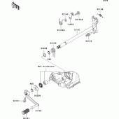 Схема узла: Переключатель передач для Kawasaki ZX1400 Ninja ZX-14