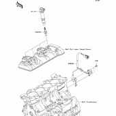Схема вузла: Ignition system для Kawasaki ZX600 Ninja ZX-6R