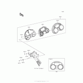 Схема вузла: Meter(S) для Kawasaki ZX1400 Ninja ZX-14R