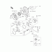 Схема вузла: Starter motor для Kawasaki ZR750 Z750S