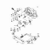 Схема узла: Лапка КПП для Kawasaki ZR1200 ZRX1200 DAEG