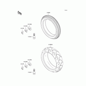 Схема узла: Шины для Kawasaki ZX900 Ninja ZX-9R