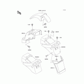 Схема узла: Крыло для Kawasaki EX250 ZZR250