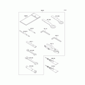 Схема вузла: Owners tools для Kawasaki EX500 GPZ500