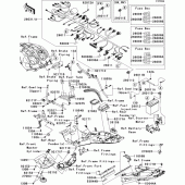 Схема вузла: Chassis electrical equipment(1/2)(a9f) для Kawasaki ZG1400 1400GTR ABS