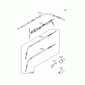 Схема узла: Тросики для Kawasaki KLX250 KLX250