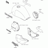 Схема вузла: Decal(zr750-c3/c4) для Kawasaki ZR750 Zephyr