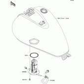 Схема вузла: Fuel pump для Kawasaki VN900 VN900 Custom