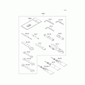 Схема вузла: Owners tools для Kawasaki ZX1000 Ninja ZX-10R