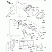 Схема вузла: Taillight(s) для Kawasaki VN800 Vulcan 800 Classic
