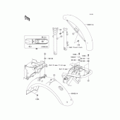 Схема вузла: Крило для Kawasaki EJ400 W400