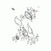 Схема вузла: Engine Cover(s) для Kawasaki KLX110 KLX110