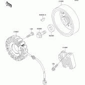 Схема узла: Генератор для Kawasaki ZX600 Ninja ZX-6R