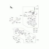 Схема вузла: Taillight(s) для Kawasaki KLX250 KLX250