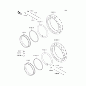 Схема вузла: Шини для Kawasaki VN1500 Vulcan 1500 Classic FI