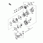 Схема вузла: Зчеплення для Kawasaki ZX1100 Ninja ZX-11