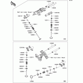 Схема узла: Клапан(ы) для Kawasaki VN1700 VN1700 Voyager ABS