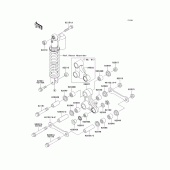 Схема вузла: Suspension для Kawasaki KX65