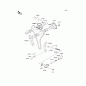 Схема узла: Распредвал & Цепь ГРМ & Натяжитель для Kawasaki KZ1000 Police