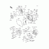 Схема вузла: Кришка двигуна для Kawasaki KLX250 D-Tracker X