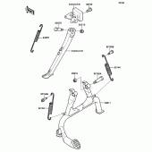 Схема вузла: Підставка для Kawasaki ZX1100 Ninja ZX-11