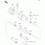 Схема вузла: Fuel pump для Kawasaki VN1500 VN1500 Classic