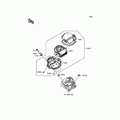Схема узла: Meter(s) для Kawasaki ER650 ER-6N ABS