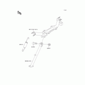 Схема вузла: Stand(s) для Kawasaki KLX110 KLX110