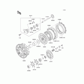 Схема вузла: Зчеплення для Kawasaki ZX750 Ninja ZX-7R