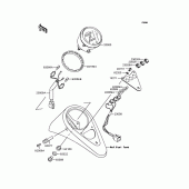 Схема вузла: Панель приладів для Kawasaki VN400 Vulcan Drifter