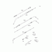 Схема узла: Cable для Kawasaki ZX600 Ninja ZX-6