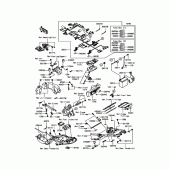 Схема узла: Электрооборудование для Kawasaki ZX1400 ZZR1400 ABS